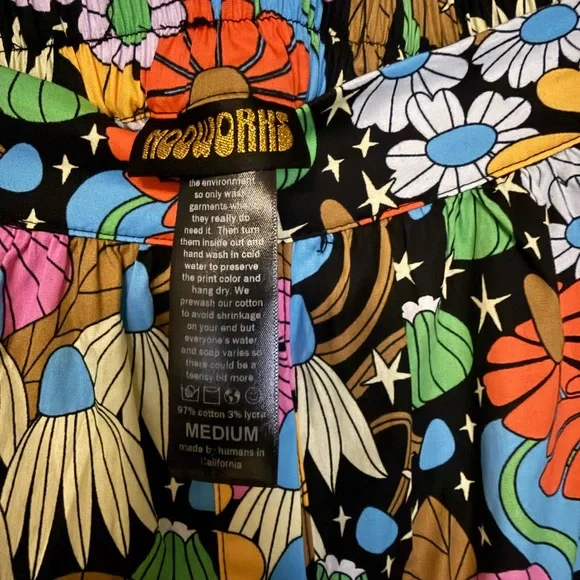 Nooworks Cosmic Flowers Prairie Skirt - Picture 4 of 4